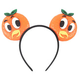 Disney Festival Party Cosplay Mouse Ears Headband 3.3" Ears Glitter Hairband Without Bow For Boys DIY Cartoon Hair Accessories