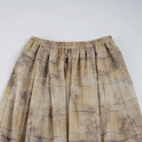 Low-waisted, loose-fitting, wide-slip casual trousers, lightweight woven trousers
