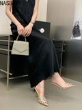 French Summer CRYSTAL PVC Transparent Pointed Toe Women Slippers Pumps Mules Shoes Elegant Thin High Heels Banquet Party Sandals