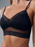 Sexy lace U-shaped backless lingerie for women without steel rings beautiful back bra ultra-thin invisible bra cross-border b