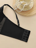 Women's sexy mesh breathable bra with steel rims push up straps adjustable close fitting underwear MR3058