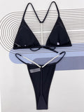 Sexy Pearl Bikinis Extreme Mini Micro String Bikini Female Swimsuit Women Thong Swimwear Two-pieces Bikini Set Bathing Suit Swim