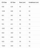 Plus Size Floral Lace Women Push-Up Bra Underwire Support Anti-Sagging Underwear Comfy Wide Straps Thin Cup Daily Lingerie Bra