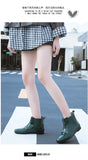 Women Rainning Boots Fashion Ladies Walking Waterproof Ankle Rubber Rainboots Casual Thick Bottom Low Heel Short Boot 2024