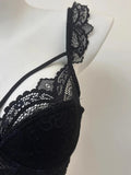 MOYISU Minimizer Bra French Lace for Large Bust, Anti Sagging Full Coverage Push Up Underwire Set, Sensuous Women Sexy Bra & Set