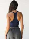 Sporty Style Tank Top Women Yoga Style Vest Solid Color Slim Fit Strapless Sportswear 2026 New Summer Dress up Female Clothing