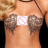 European and American lace embroidery see-through halter jumpsuit sexy hollow body shaping underwear set