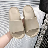 Summer Eva Chunky Platform Slippers Women Comfortable Soft Thick Bottom Sandals Woman 2025 Non Slip Beach Flip Flops Female