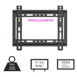 BEISHI Universal TV Bracket Low Profile TV Wall Mount Fixed for Most 30"-80" Flat/Curved TVs with Max VESA 600X500mm Up to 70kg