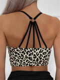 Leopard Swimwear Women High Waist Swimsuit 2026 Sexy Back Hollow Out Swimsuit Beach Wear Female Bathers Bathing Swimming Summer