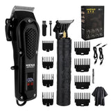 hiena 212 Professional Hair Cutter Mans Hair Clipper Set Metal Electric Cordless Hair Trimmer for Barber LCD Display Hair cutt