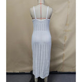 4 Colors V Neck Hollow Out Crochet Knitted Tunic Beach Cover Up Cover-ups Beach Dress Beach Wear Beachwear Female Women V5437