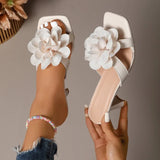 Summer New Women Sandals Shoes  Decor  Ladies  Dress Party Female High Heel Slippers