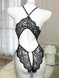 For Women 18 Hot Erotic Underwear Open Crotch Transparent Sexy Costume Lace Open Crotch Lingerie Set Crotchless Bodysuit