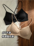 Seamless Liquid Invisible Bra Strapless Adhesive Push Up Backless Underwear for Small Bust Gathering Comfort MOYISY Sexy Bra S-L