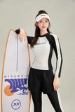 New Swimsuit with High-end Feel Sports Split Two-piece Set, Conservative Slimming, Flat Corner Pants, Hot Spring Swimsuit