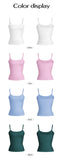Phantasy Y2k Basic Solid Color Women's Vest Sweet Slim Sleeveless Top Lady Spring Summer Women's Homewear Vestido Vest 2026