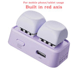 Office Portable Blue Tooth Remote Control Swipe Short Videos Mini Keypad Dual Button E-book Page Turner For Tablet Mobile Phone