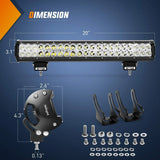 Nilight ZH003 Premium Spot Flood Combo LED Light Bar