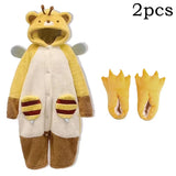 Cartoon Honeybee Pajamas Robes Slipper Kigurumi Unicron Anime Flannel Nightgown Winter Nightdress Party Cosplay Costume Slipper