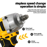 Dewalt DCF892 High Torque Brushless Wireless Impact Wrench 20V Battery Electric Tool 812N.m Powerful Portable Torque Wrench