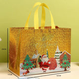 Christmas Gift Bag Non-woven Santa Xmas Tree Tote Bag Large Capacity Shopping Bag Xmas 2026 New Year Candy Gift Packaging Bag