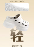Women Platform Slippers Fashion Clogs Soft EVA Summer High Heel Shoes Thick Sole Female Street Wedges Sandals Home Beach Slides
