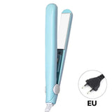 Cute Mini Travel Hair Straightener EU/US Portable Hair Styling Iron Bangs Styling Hair Iron Set Curl Ends Hair Clip Hair Beauty