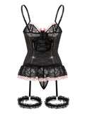 Women's Sexy Lingerie Lace Bra Set Erotic Underwear Set Bralette Bra and Panty Garter Set Sex Hot Erotic Sleepwear