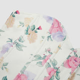 Summer Women Floral Y2K Crop Tops Printed Sleeveless Fishbone Corset Woman Sexy Backless Slim Strapless Streetwear Camisole