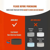 Air Fryer Magnet Silicone Buckle Baking Paper Fixation Tool Prevent Paper To Burn Magnetic Air Fryer Buckle for Kitchen Baking