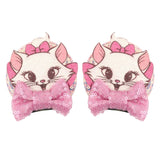 Kawaii Disney Mickey Mouse Ears Headbands For Girls Marie Cat Hairbands Headwear Adults Women Sequined 5" Bows Hair Accessories