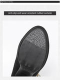 2026 Plus Size 43 Elegant Black Ankle Strap Platform Pumps Sexy Spike High Heels Shoes Women Classic Apricot Office Lady Shoes