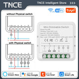TNCE Tuya WIFI Light Dimmer Switch EU/US Brightness adjust LED Dimmer Breaker Module Smart Life Voice Control Alexa Google Home