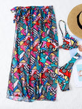 3 Pieces Triangle Bikini Push Up Swimsuit & Skirt Sexy Brazilian Swimwear Women 2026 Bathing Swimming Swim Suit Female Beachwear