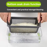 5-in-1 Food Chopper Suitable for Handheld Slicers, Dicers, Graters Multifunctional Vegetable Chopper Kitchen Tool