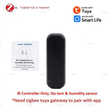 Zigbee IR Remote Control Universal Infrared Controller With Temperature Humidity Sensor For TUYA Smart Life Zigbee2mqtt Gateway