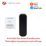 Zigbee IR Remote Control Wireless Universal Infrared Blaster Temperature Humidity Sensor Zigbee2mqtt TUYA Smart Life Automation