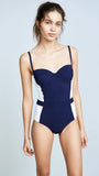 DEKA 2026 Patchwork One Piece Swimwear Women Halter Bikini Push Up Swimsuit Bathing Suit High Waist Bodysuit Monokini Beach