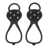 5/8 Teeth Ice Gripper Spike for Shoes Winter Outdoor Anti-Slip Hiking Mountain Climbing Ice Snow Crampons Anti-slip Shoe Covers