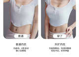 MOYISU Anti Slip Halter Bra for Small Chest, Push Up Enhancer Pads Rounded Shape, Invisible Seamless Cover No Show Lift Bralette