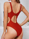 2026 Cut Out Ztvitality Swimsuit One Piece Solid Hollow Out Swimwear Women Bathers Bathing Swimming Swim Suit Female Beach Wear