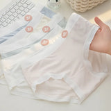 1 Pack 7A Antibacterial Mid-Rise Fit Panties Sexy Lingerie Breathable All-Day Comfortable Briefs Solid Color M-XL Intimates