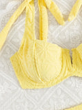 S - XL V Shaped Underwired High Waist Bikini Women Swimsuit Female Swimwear Two-pieces Bikini Set Bather Bathing Suit Swim Lady