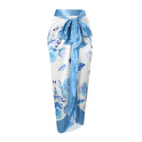 Womens One Piece Swimsuit with Cover Up Print Skirts Beachwear Female Swimwear 2025 Flower Print Bathing Suits for Women Holiday