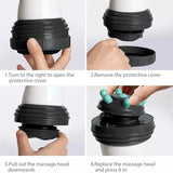Electric Body Slimming Massager Handheld Infrared Massage Anti Cellulite Massager for Arm Leg Hip Belly Fat Remover