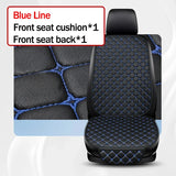 Kcimo Pu Leather Car Seat Cover Seat Back Soft Cushion Universal Front and Rear Car Seat Cushion Chair Carpet Pad Four Seasons