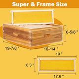 Langstroth Beehive Kit 10 Frame With Beeswax Coated Frames