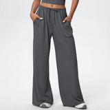 Women's Seamless Yoga Pants Sports Fitness Gym High Waist Hip Lifting Training Straight Leg Pants Running Workout Pants