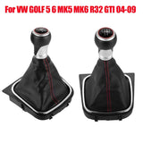 Car Gear Shift Knob Stick Knob HandBall Lever Shifter 5 6 Speed For Volkswagen VW Golf 5 6 MK5 MK6 R32 GTI 04-09 Scirocco(2009)